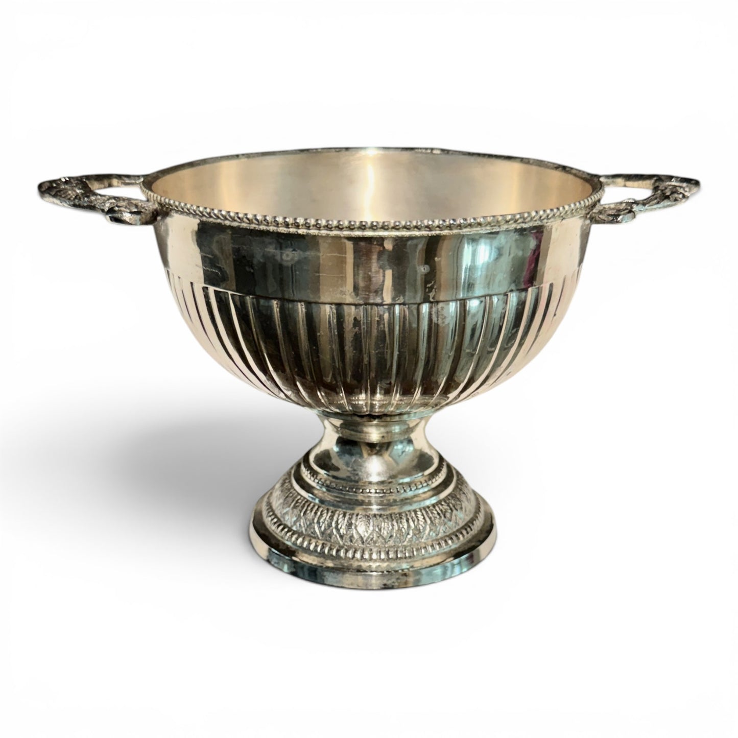 Antique Silver Trophy Cup Jardiniere