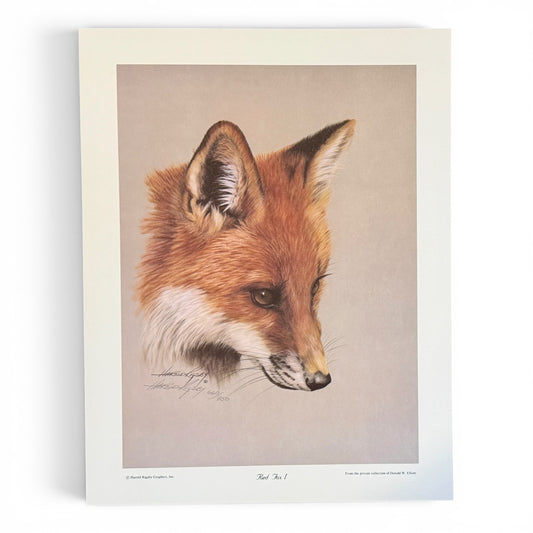 Harold Rigsby “Red Fox I” Limited Edition Private Collection Lithograph