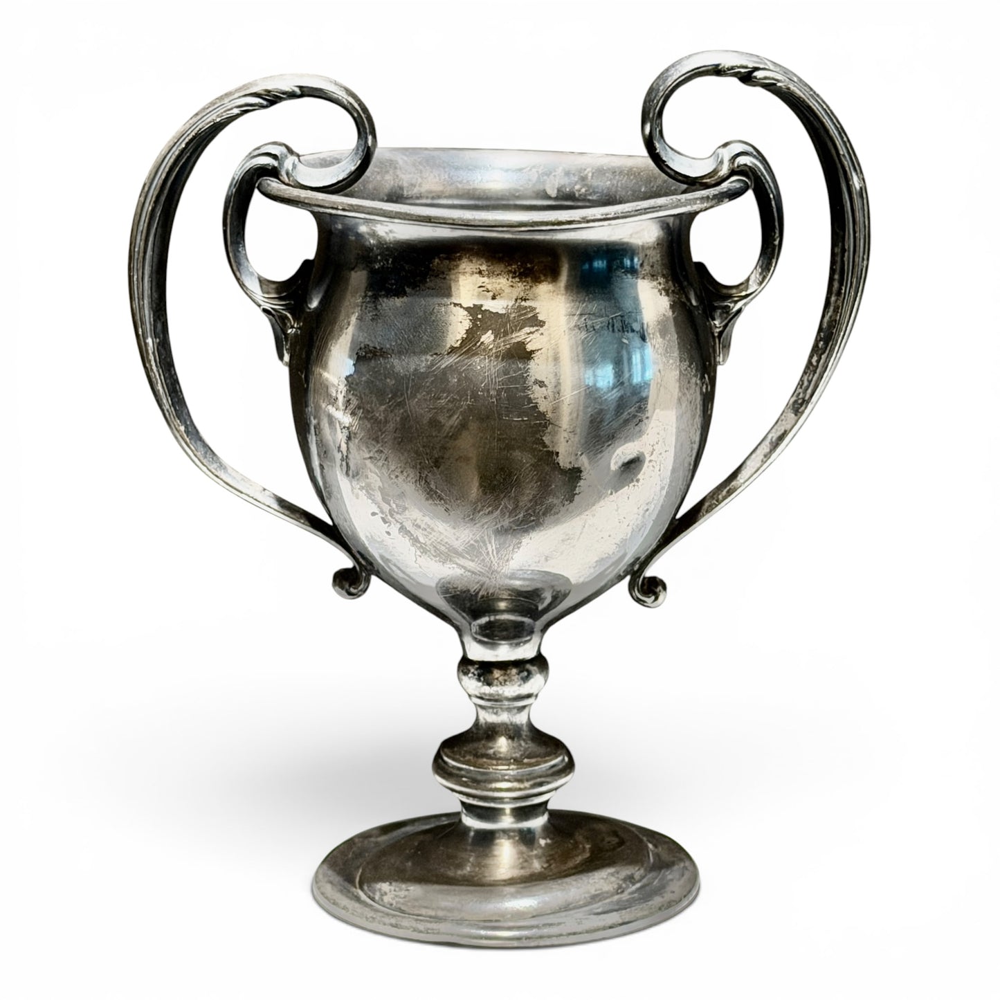 Antique Silver Loving Cup Trophy