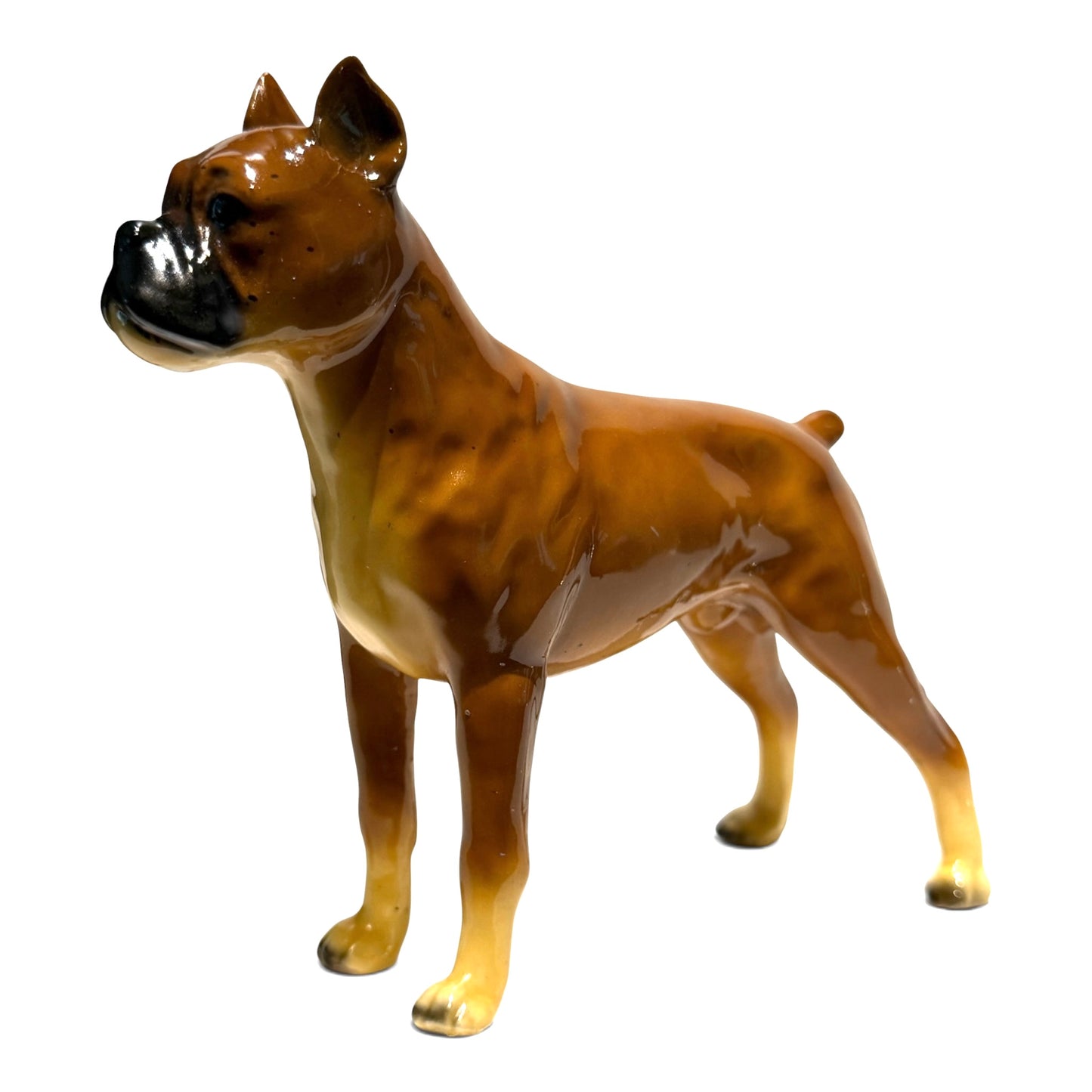 Vintage Mortens Studio Boxer Dog Figurine