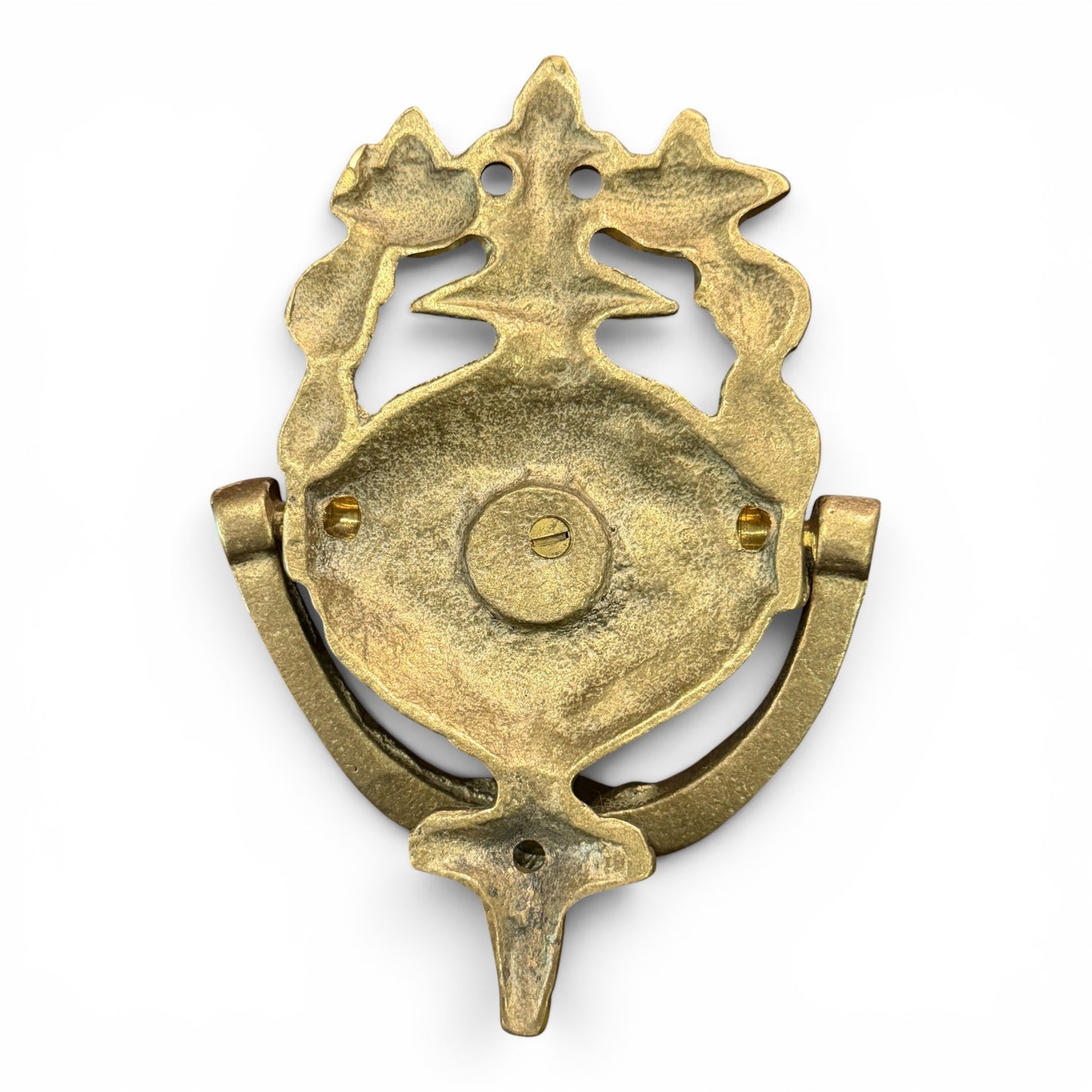 Vintage Solid Brass Schnauzer Terrier Door Knocker