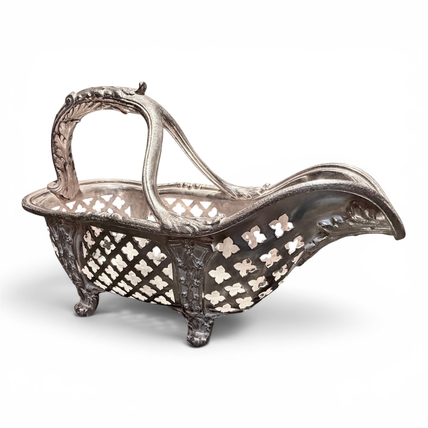 Vintage Reed & Barton Silver Wine Caddy