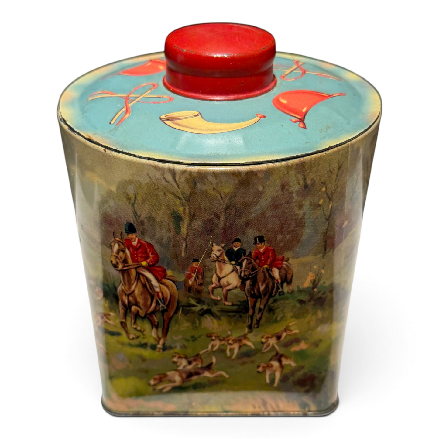 Vintage Joseph Bellamy & Sons English Fox Hunting Confectionary Tin