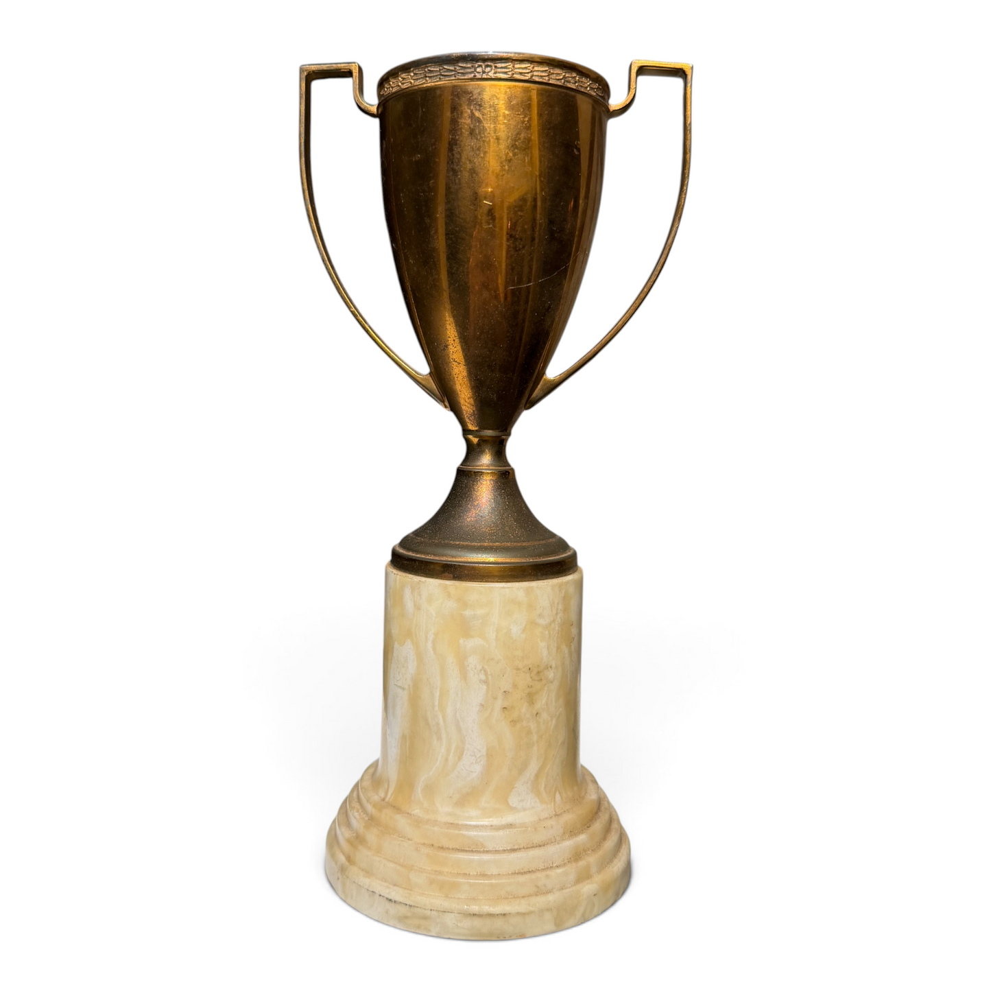 Antique Gold Loving Cup Trophy