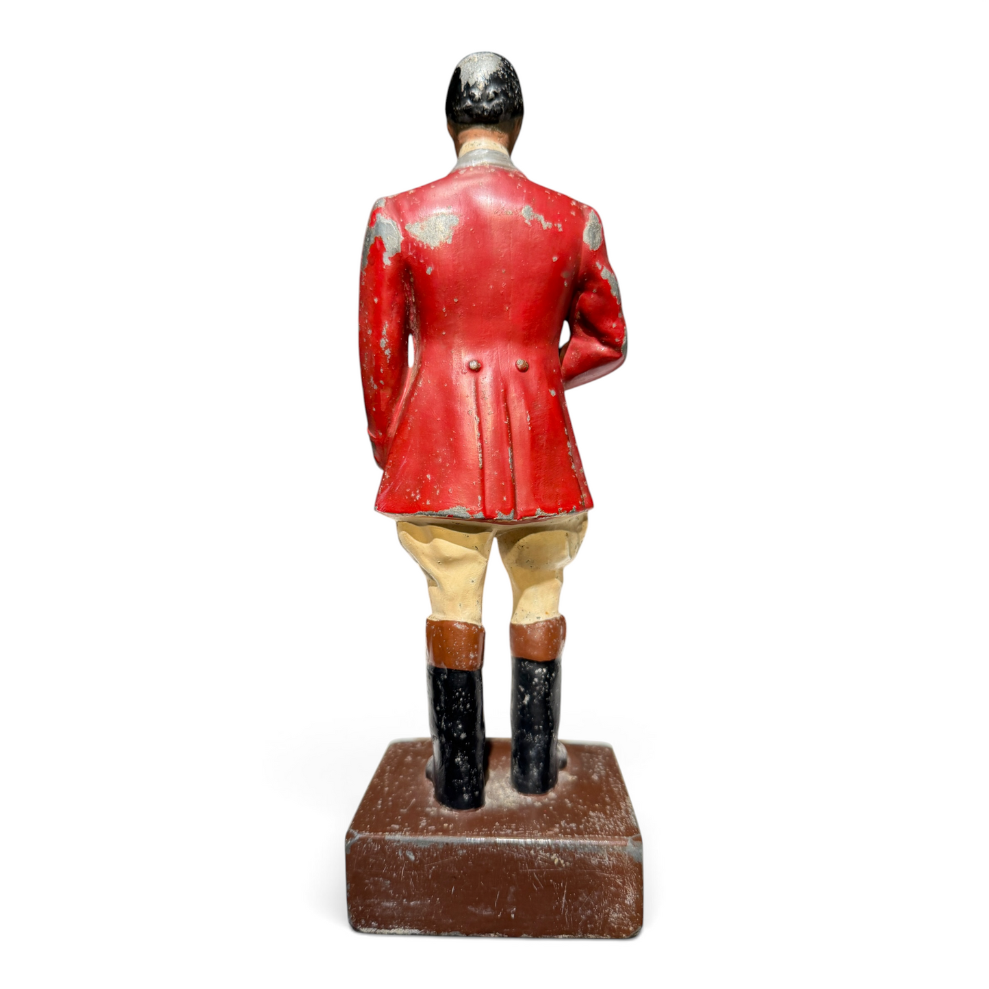 Antique HIRST Hand Painted Cast Iron Huntsman Figure