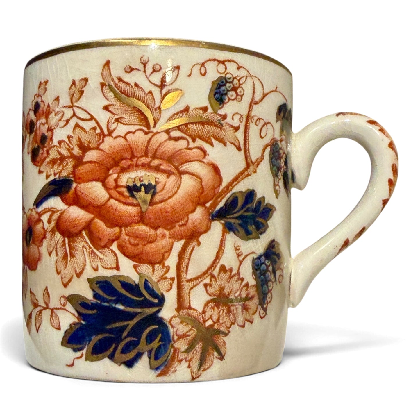 Vintage Enoch Wedgwood “Old Derby” Demitasse Cup & Saucer — England
