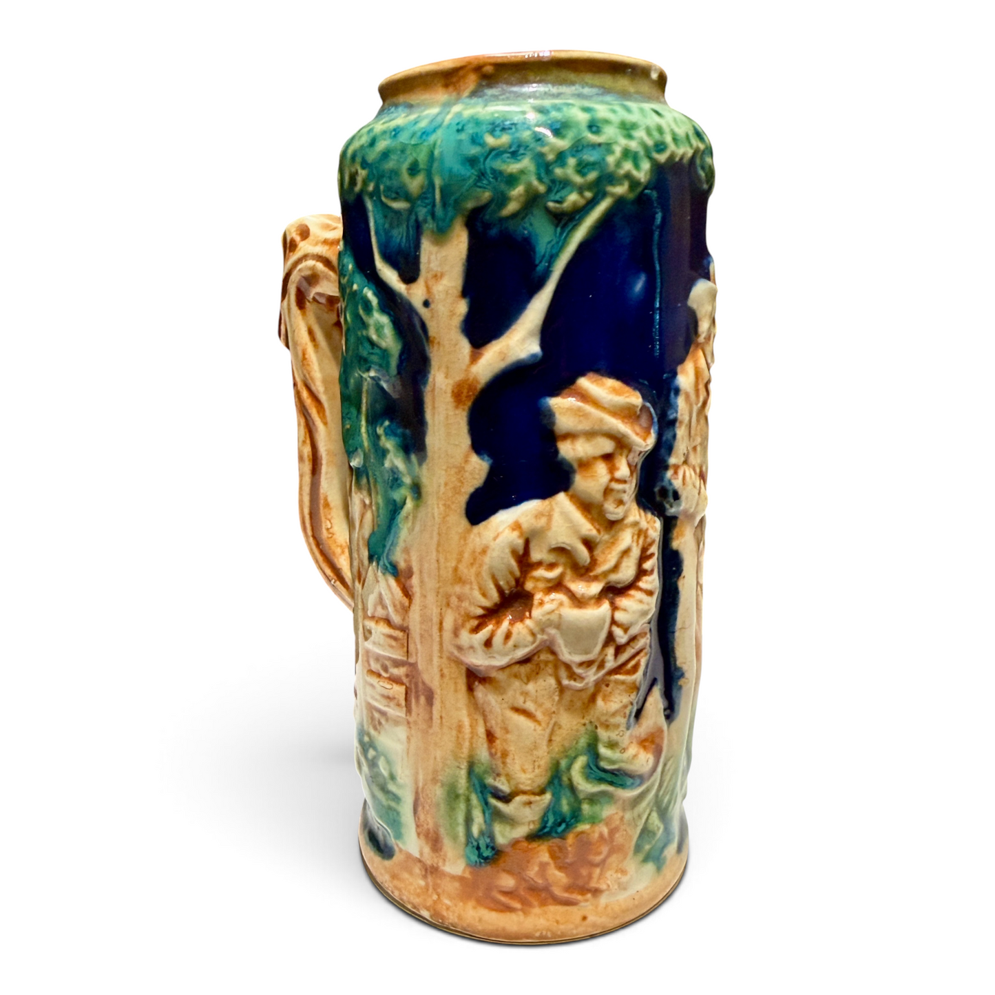 Vintage 1940s Sculptural Ceramic Tankard