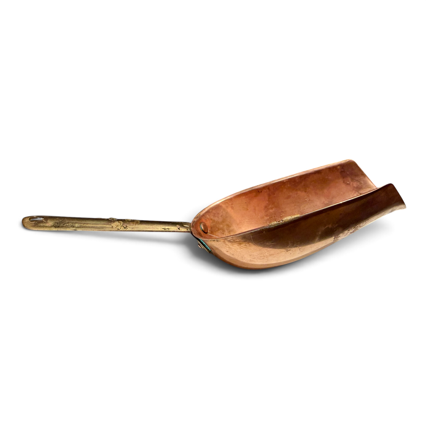 Antique Hand-Forged Turkish Copper Ice Bucket & Scoop | Hand-Hammered Copper Barware