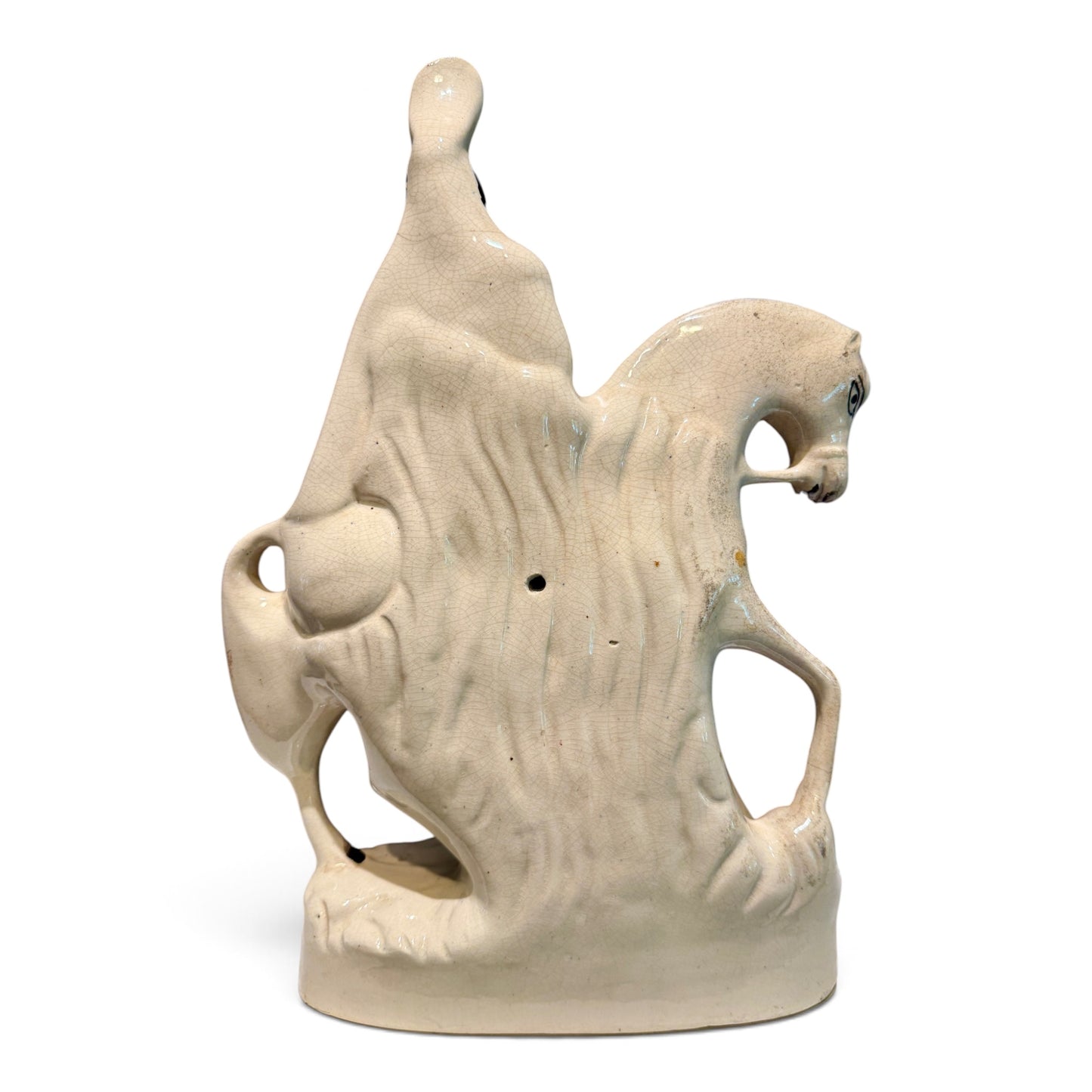 Antique Staffordshire Scottish Highland Hunter on Horseback, c.1860