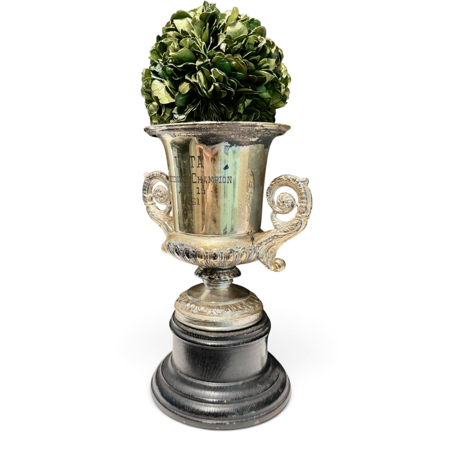Vintage 1961 USTA National Champion Tennis Trophy