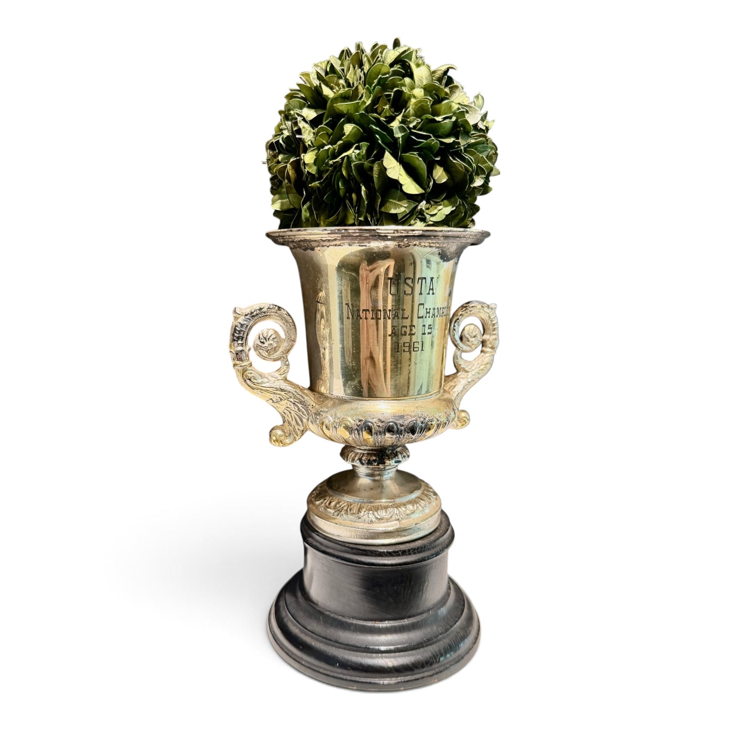 Vintage 1961 USTA National Champion Tennis Trophy