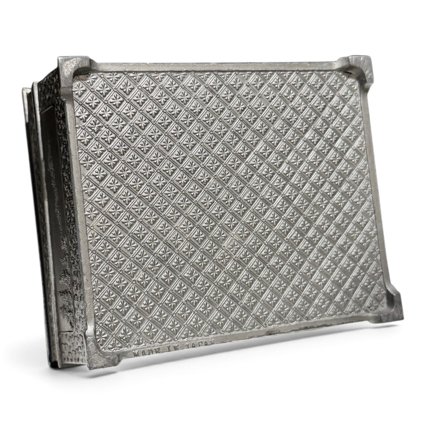 Vintage Silver-Tone Fox Hunt Trinket Box, c. 1950s