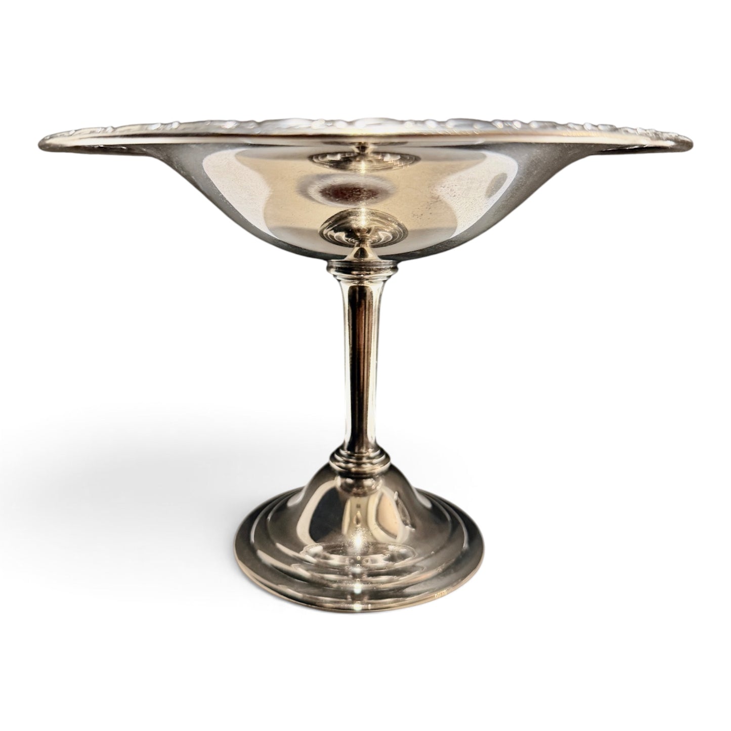 Vintage Silver Pedestal Compote Dish