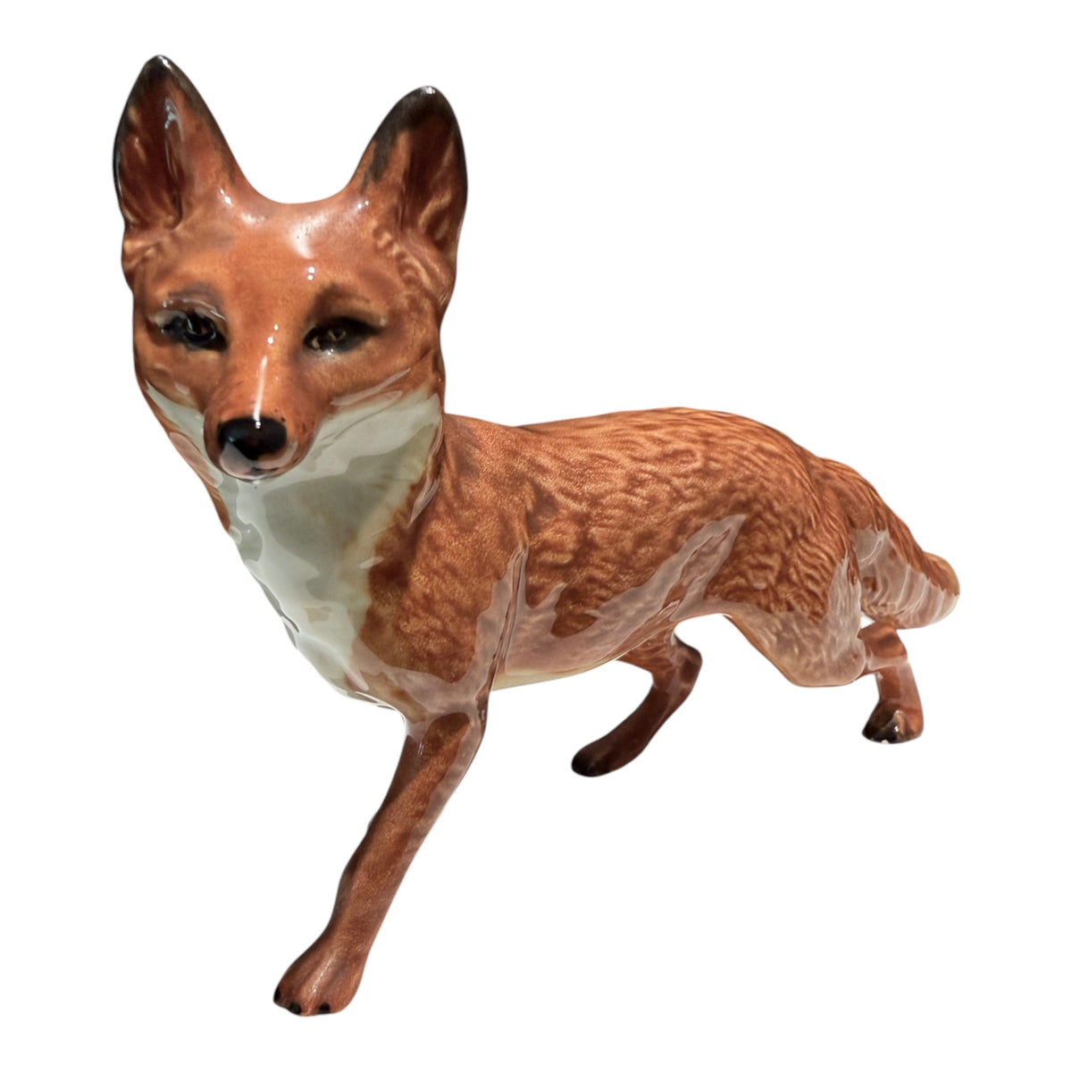 Vintage Beswick Porcelain Fox Figurine