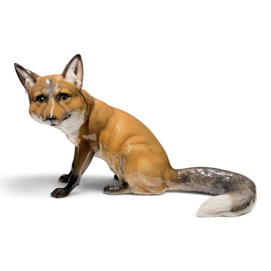 Vintage Rosenthal M.H. Fritz Hand-Painted Porcelain Fox