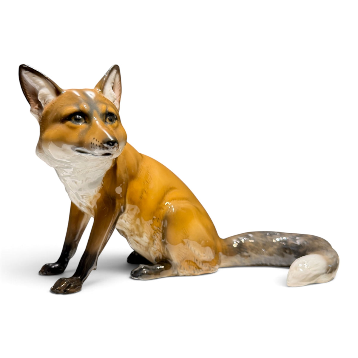 Vintage Rosenthal M.H. Fritz Hand-Painted Porcelain Fox
