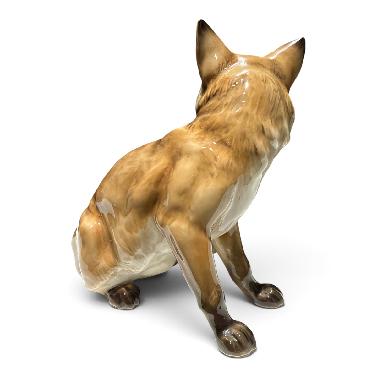 Vintage Hutschenreuther Selb Porcelain Fox Figurine