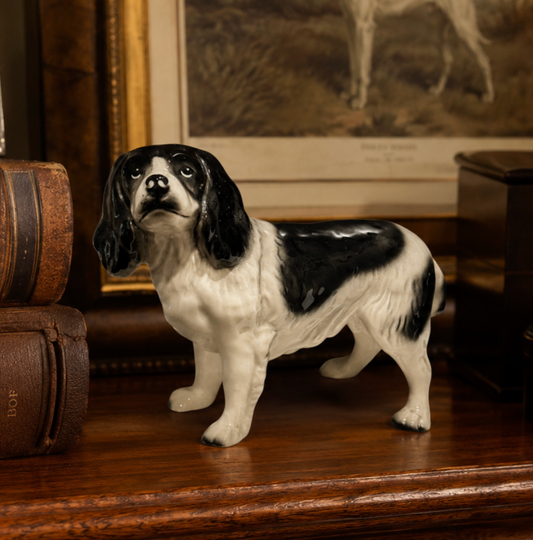 Vintage English Porcelain Cavalier King Charles Spaniel Figurine