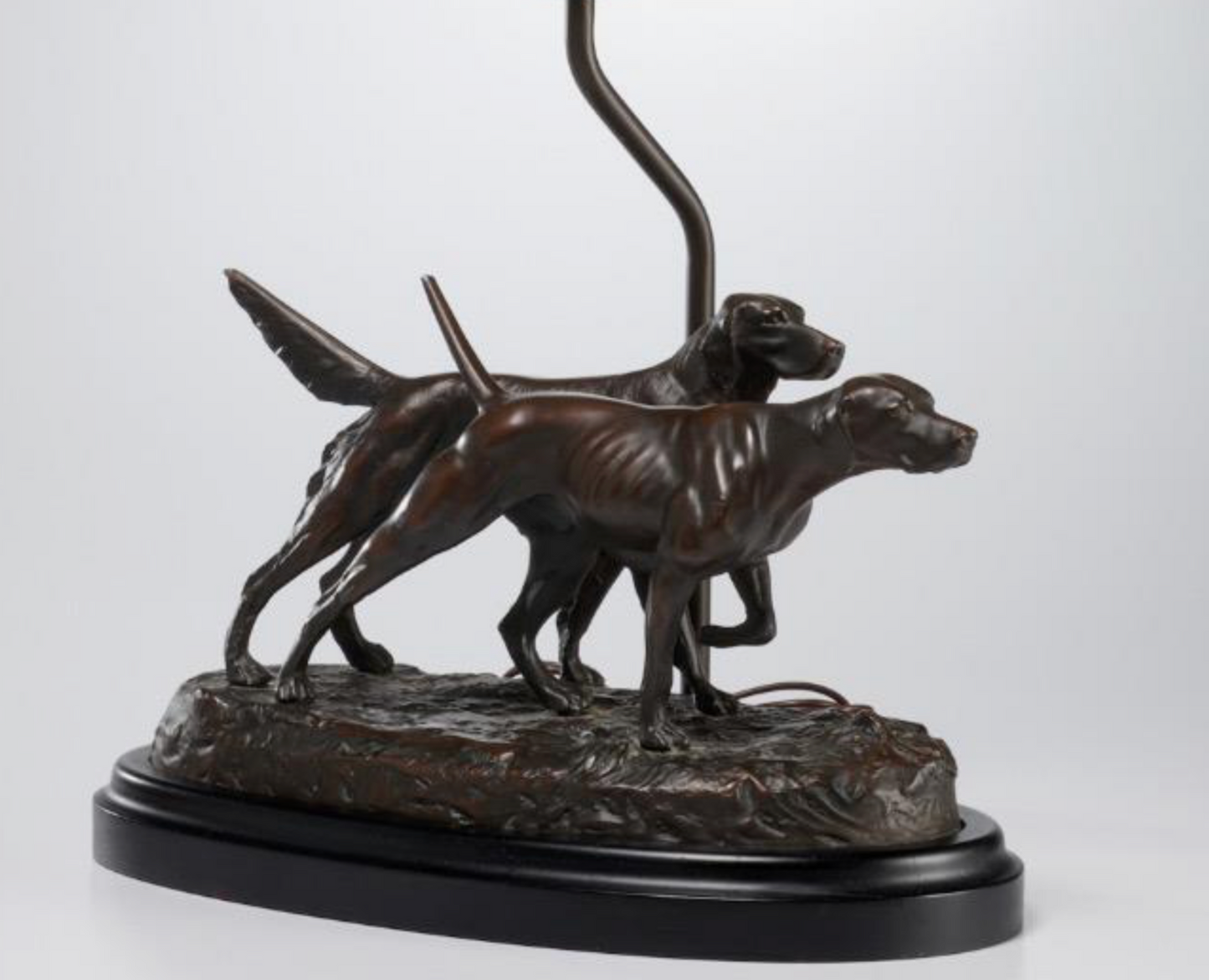 Vintage Sporting Dog Sculptural Lamp