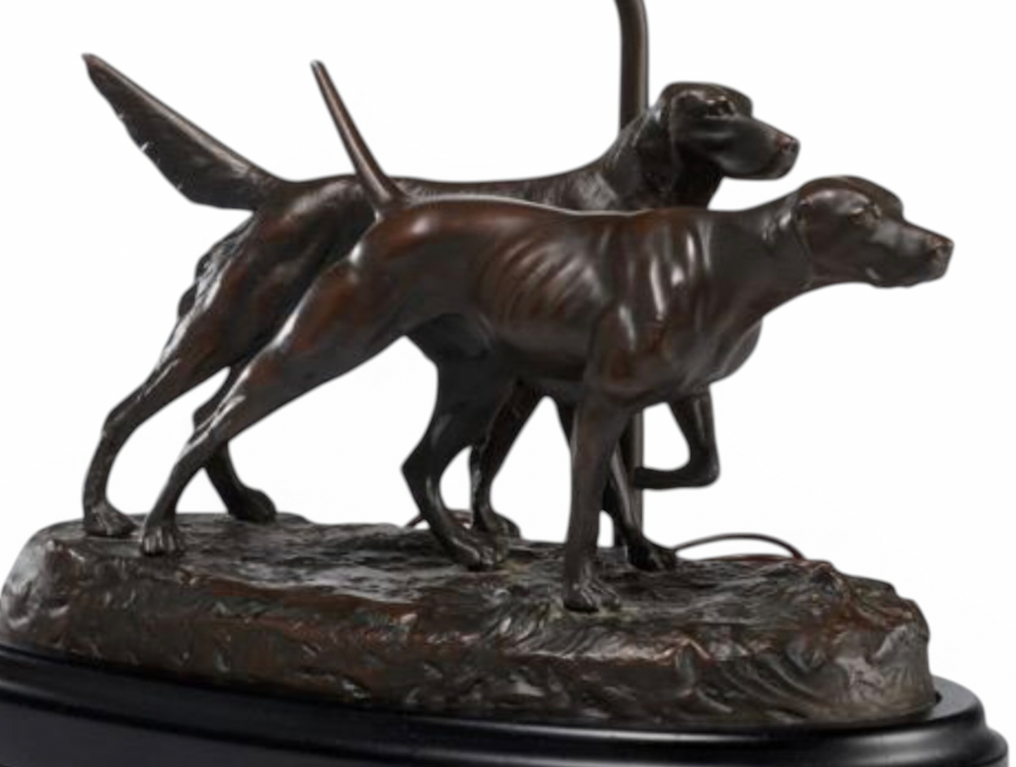 Vintage Sporting Dog Sculptural Lamp