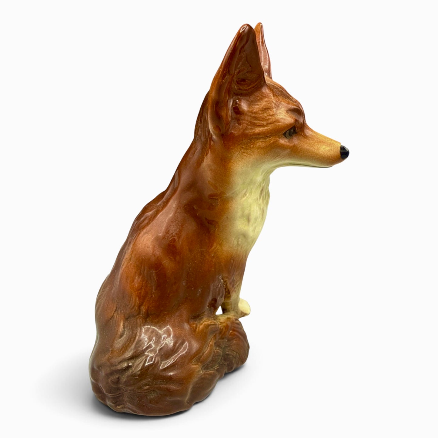 Vintage Coopercraft England Ceramic Fox Figurine