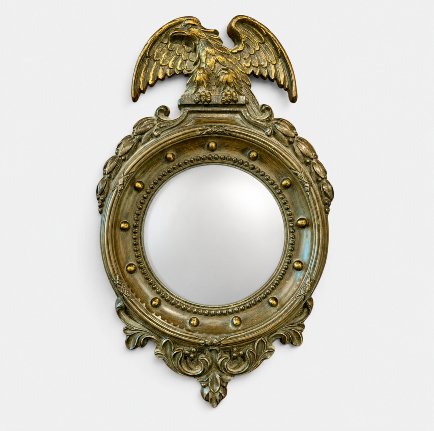 Vintage Federal Eagle Convex Mirror