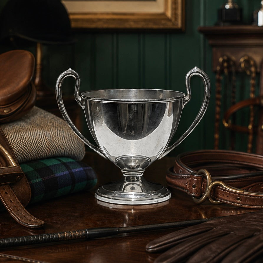 Antique Silver Loving Cup Trophy