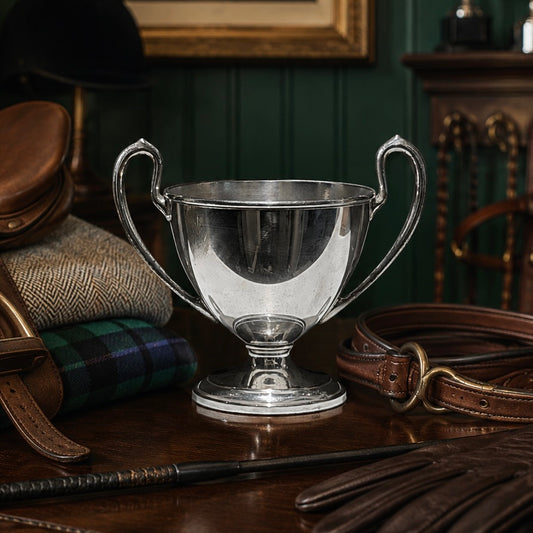 Antique Silver Loving Cup Trophy