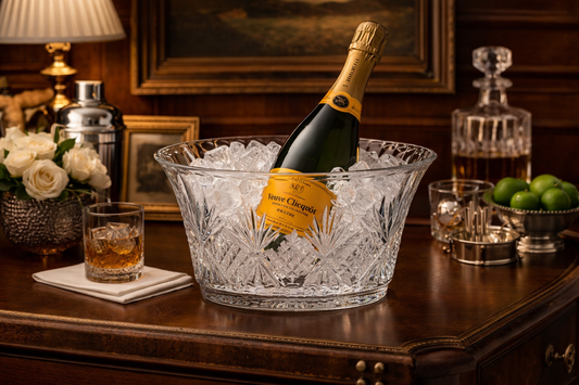 Non-Leaded Crystal Cut Glass Bowl