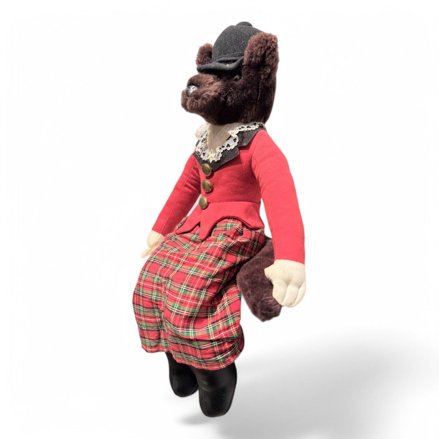 Vintage Hanfords, Inc. 16" Plush Hunting Fox from the Bunny Mellon Estate