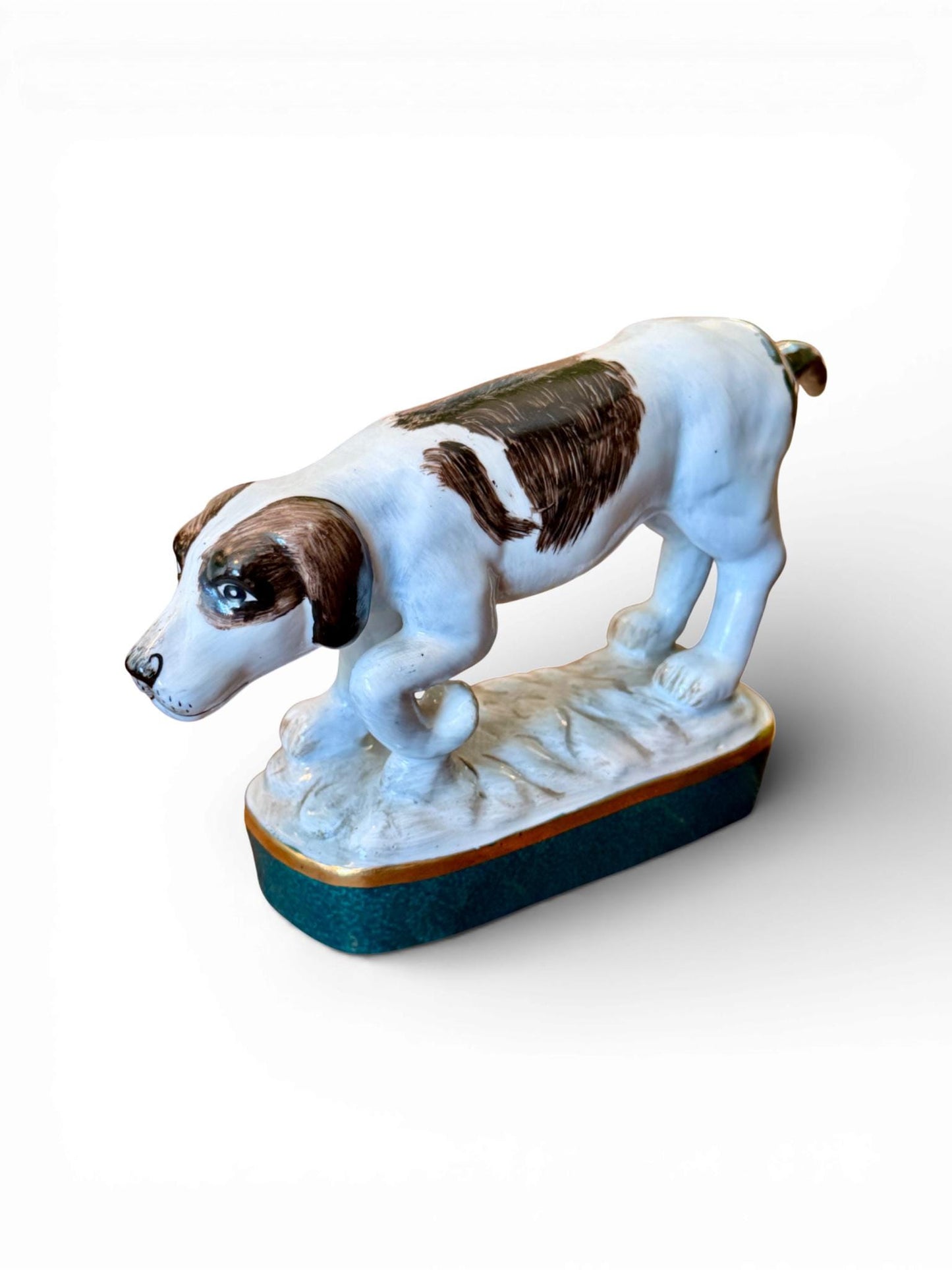 Vintage Ceramic Hound Dog Figurine