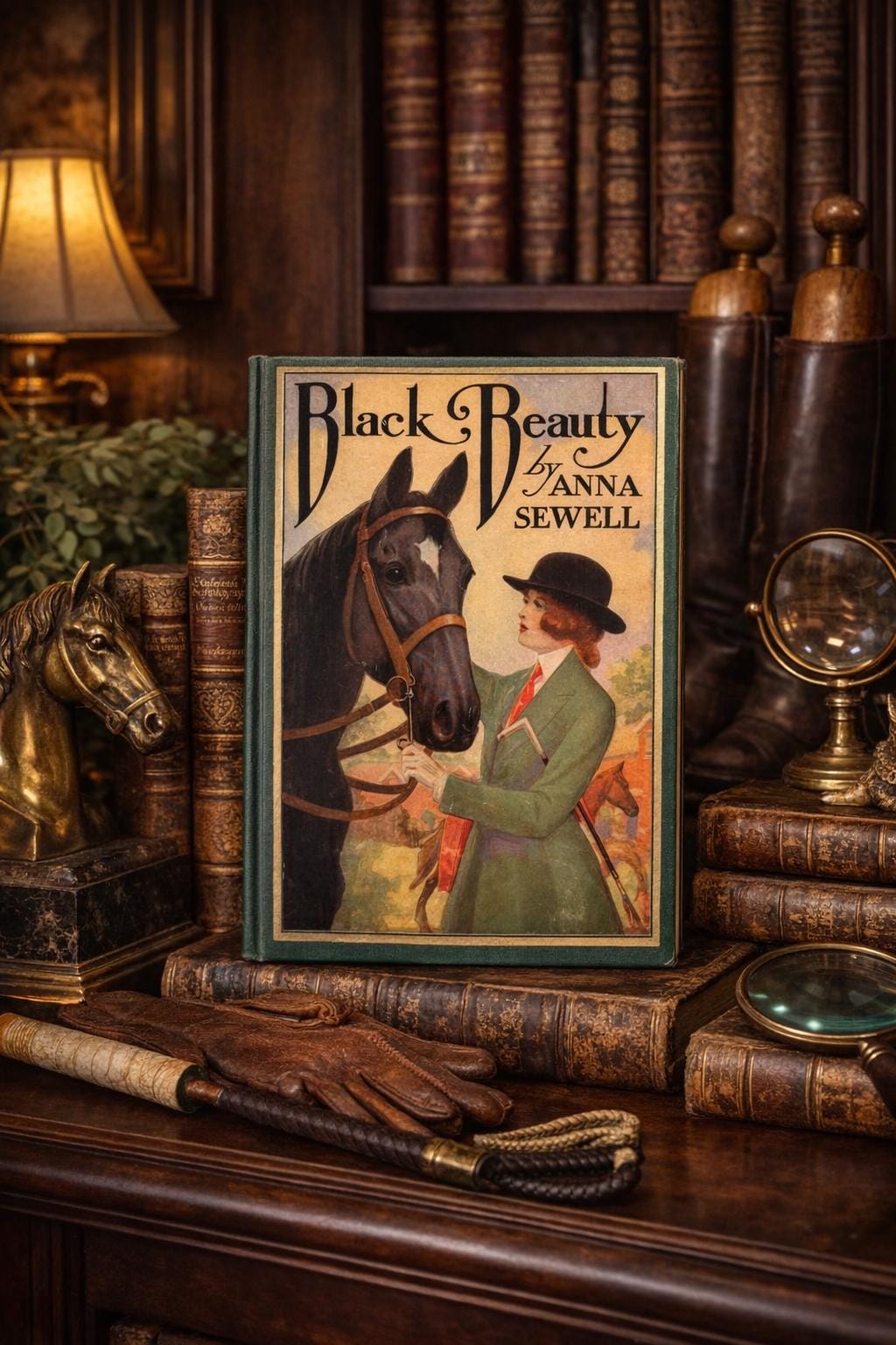 Black Beauty — c. 1927 Illustrated Hardcover Edition by Anna Sewell (John C. Winston Co.)