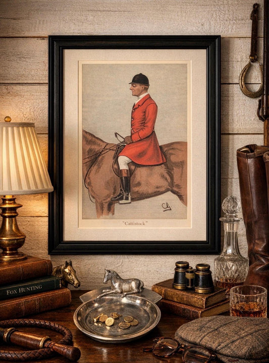 Vanity Fair Fox Hunting Chromolithograph, c.1899