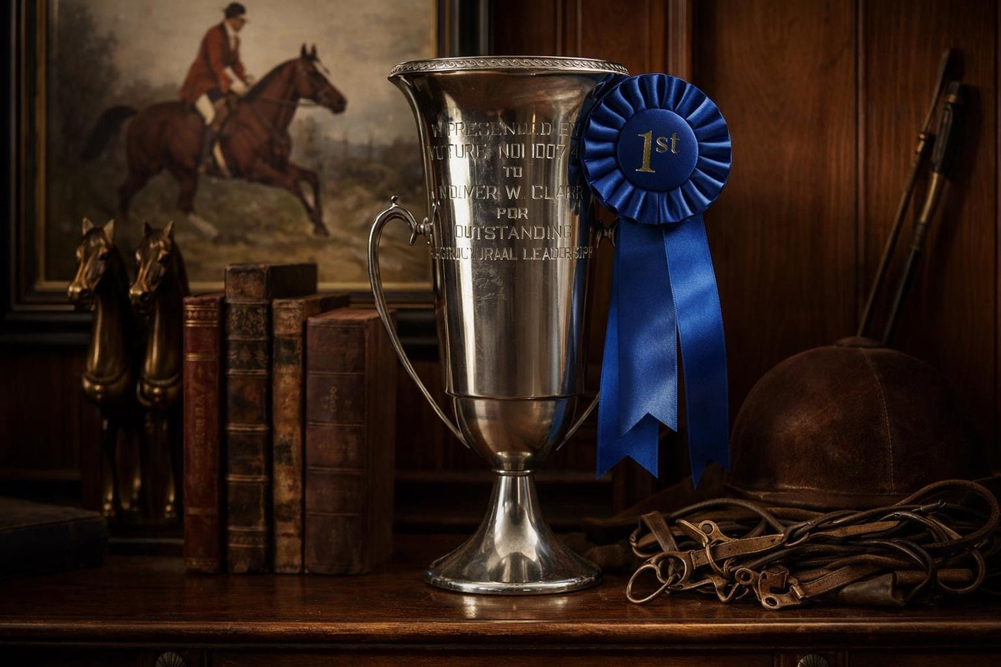 Vintage Silver Loving Cup Trophy