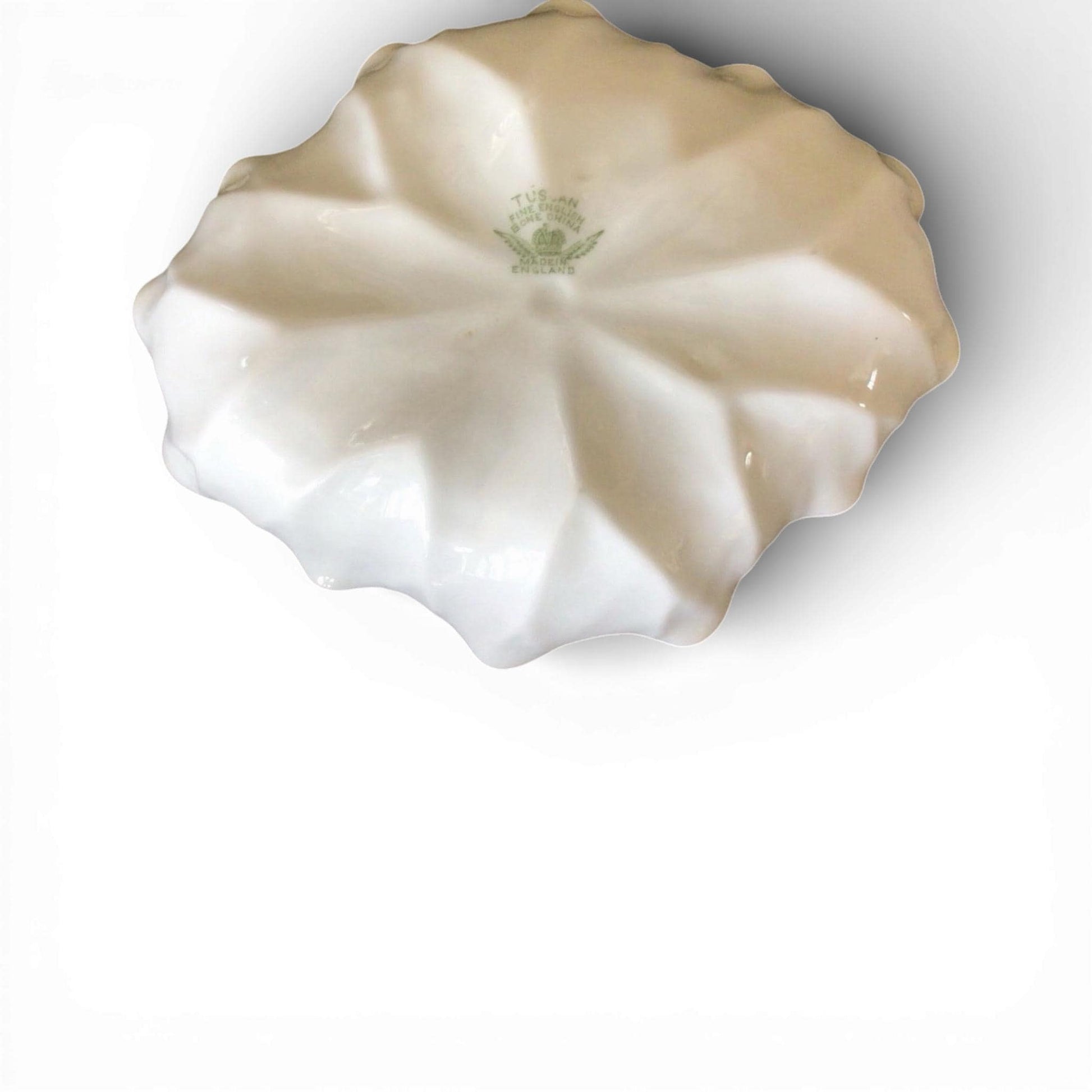 Antique Fine English Bone China Fox Trinket Dish — Made in England