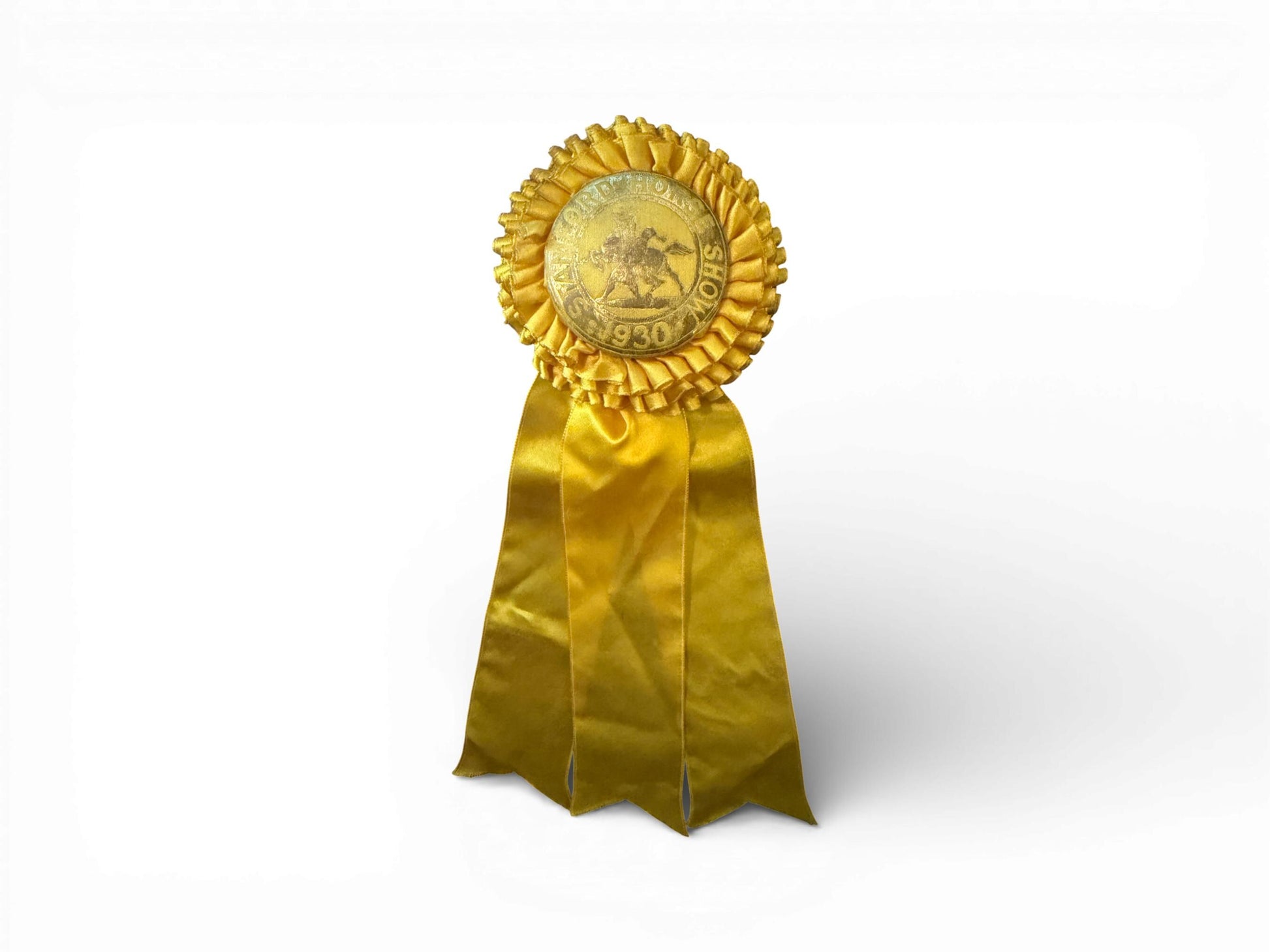 Antique Stamford Horse Show Ribbon, 1930 – Third Place